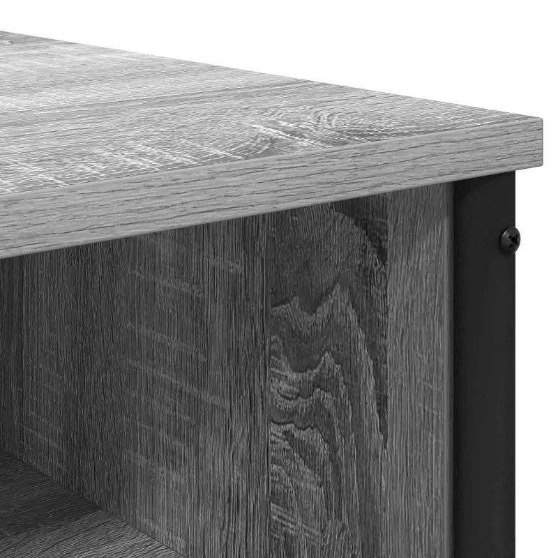 Makiažo stalas Pilka Sonoma 81 x 40 x 131 cm Apdirbta mediena