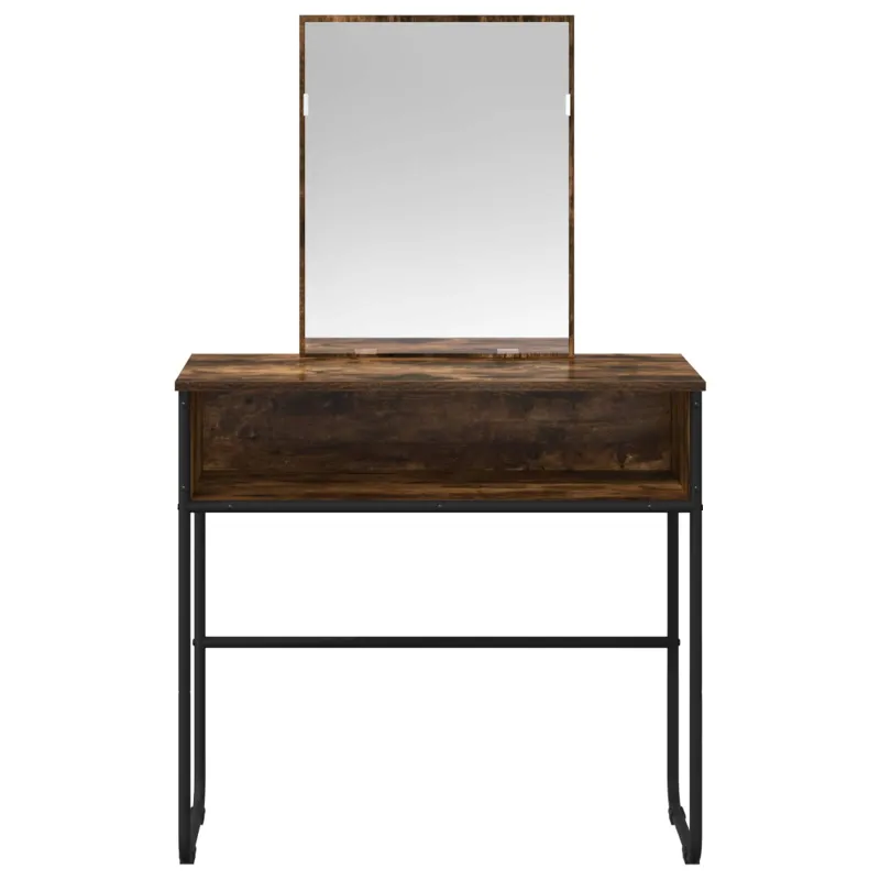 Makiažo stalas Dūminio ąžuolo 81 x 40 x 131 cm Apdirbta mediena