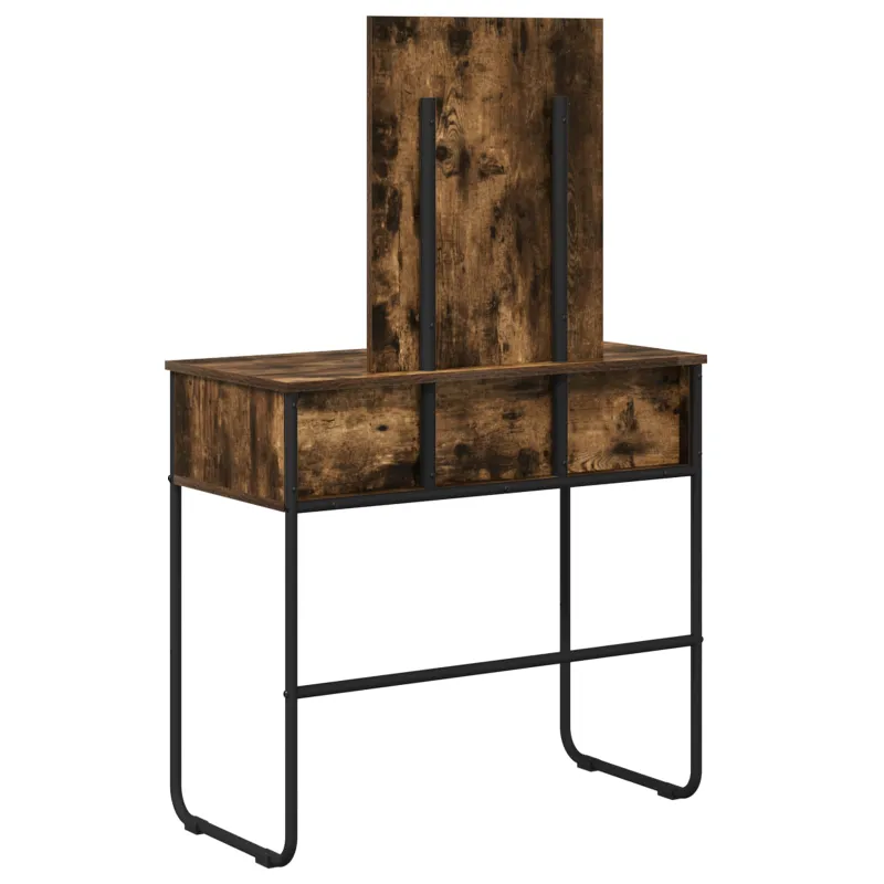Makiažo stalas Dūminio ąžuolo 81 x 40 x 131 cm Apdirbta mediena