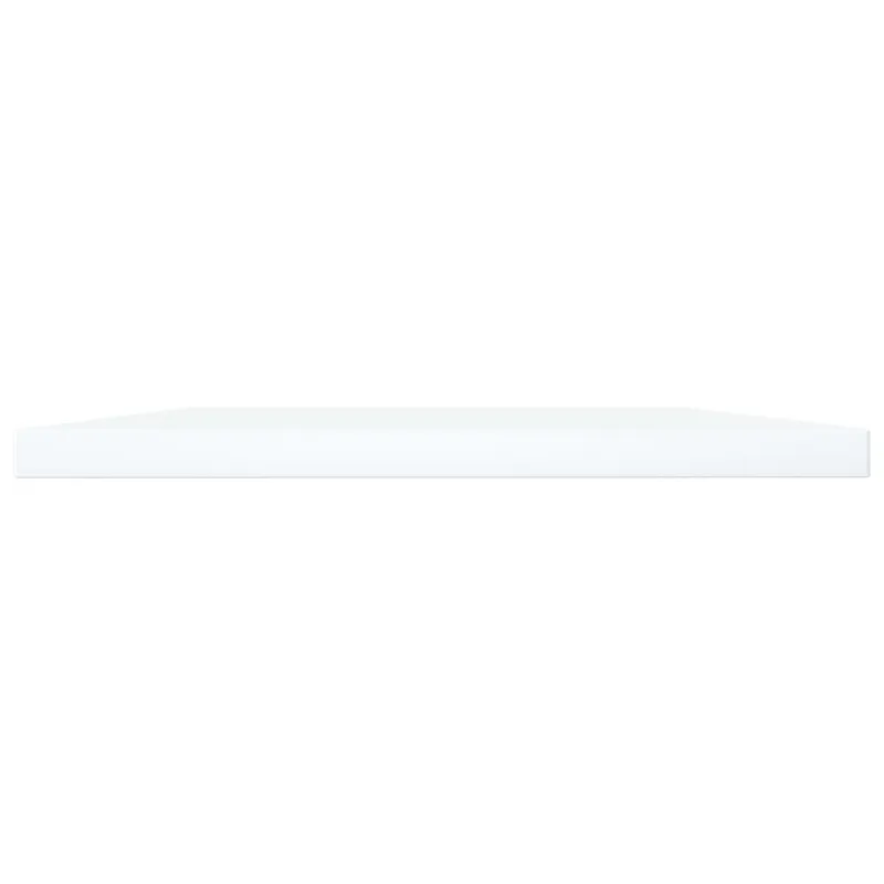 Knygų lentynos plokštės, 8vnt., baltos, 100x30x1,5cm, MDP