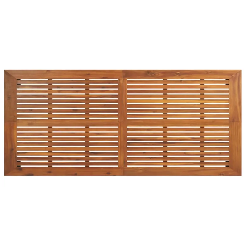 Sodo stalas, 200x100x75cm, akacijos medienos masyvas
