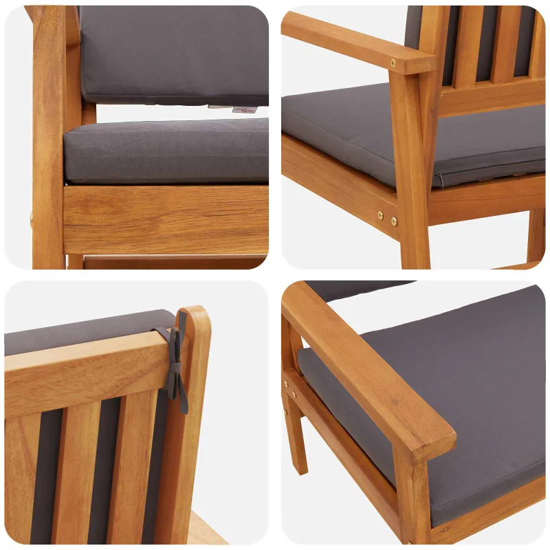 Sodo suolas su pagalve, antrasiitti, kova akatsia-wood