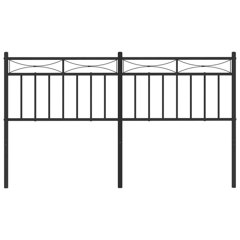 Metalinis pakaitinis galvūgalis, juodos spalvos, 150cm