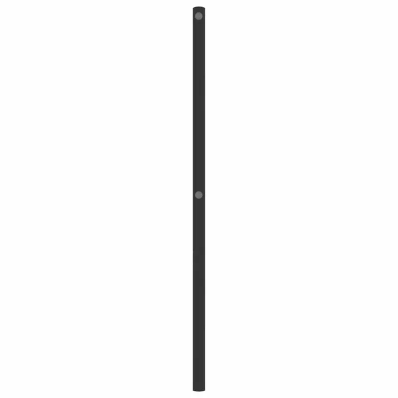 Metalinis pakaitinis galvūgalis, juodos spalvos, 150cm
