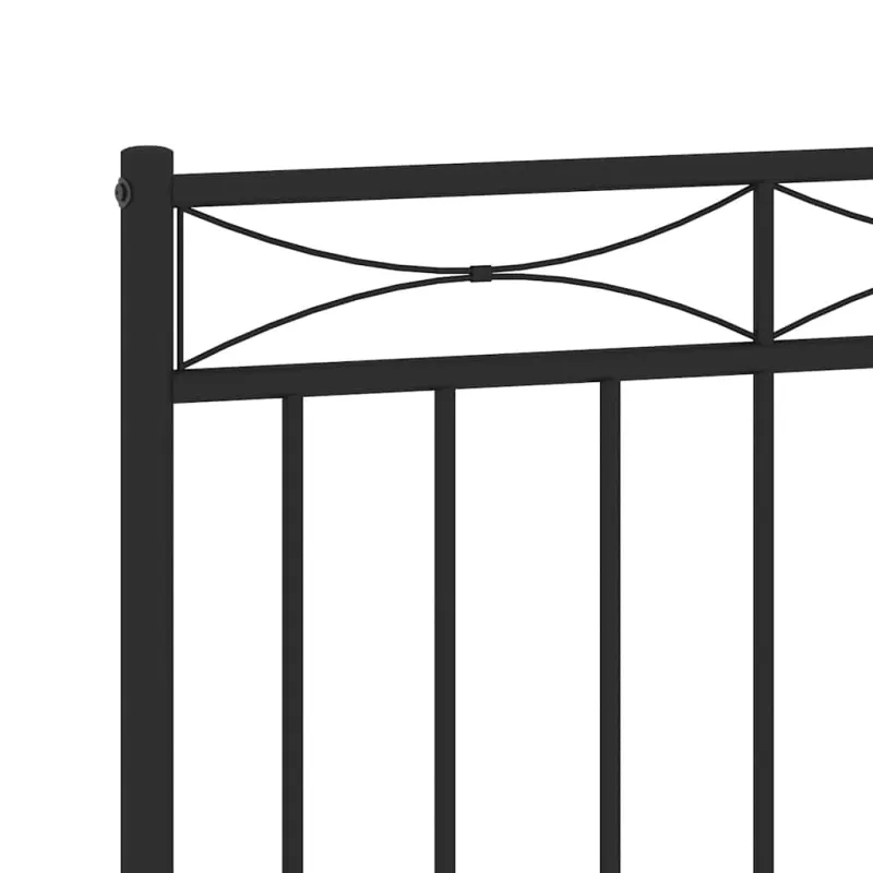 Metalinis pakaitinis galvūgalis, juodos spalvos, 150cm