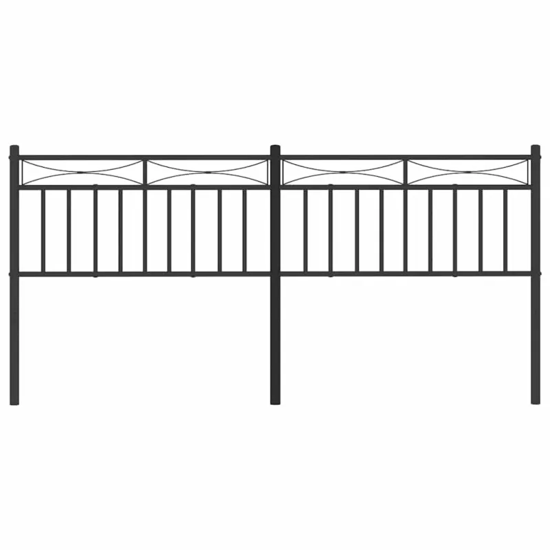 Metalinis pakaitinis galvūgalis, juodos spalvos, 180cm