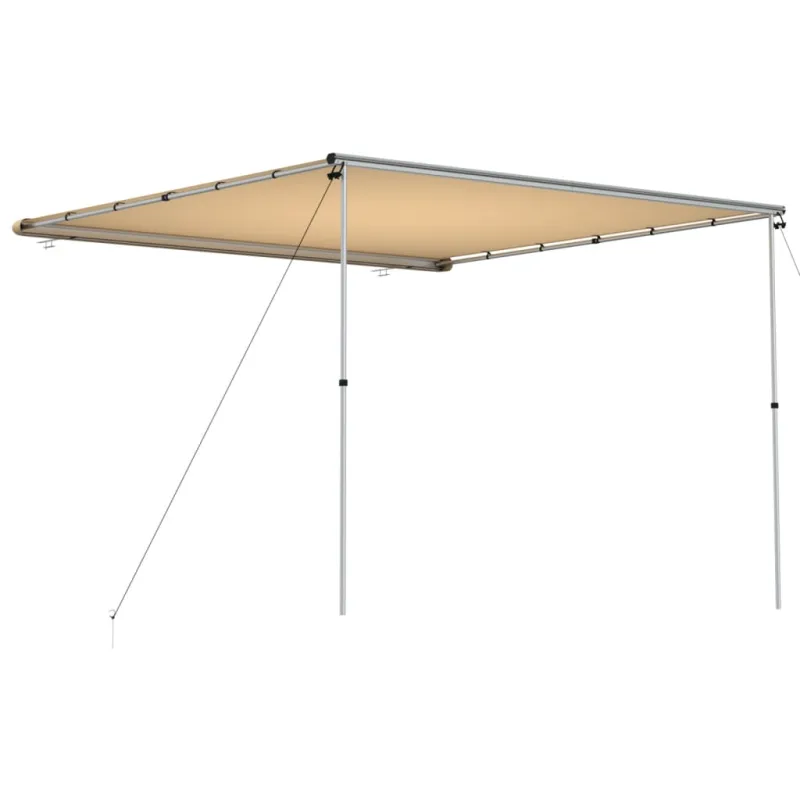 Markizė nameliui ant ratų, smėlio spalvos, 3x3x2,15m