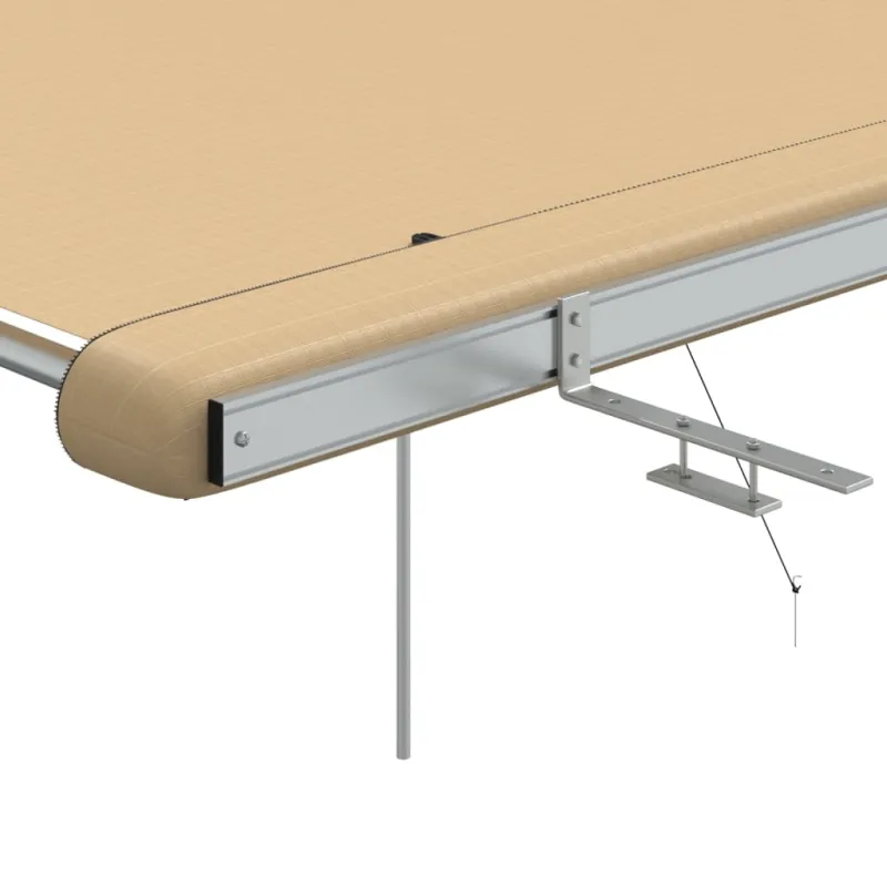 Markizė nameliui ant ratų, smėlio spalvos, 3x3x2,15m