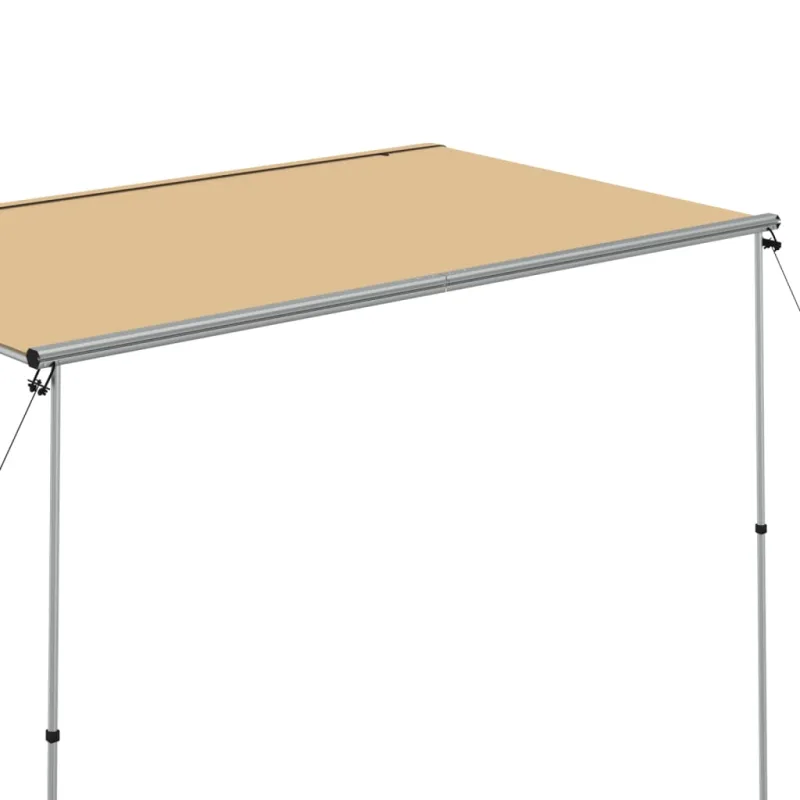Markizė nameliui ant ratų, smėlio spalvos, 3x2x2,15m