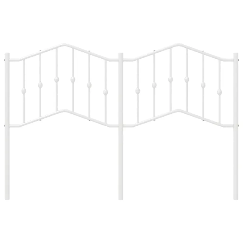 Metalinis pakaitinis galvūgalis, baltos spalvos, 135cm