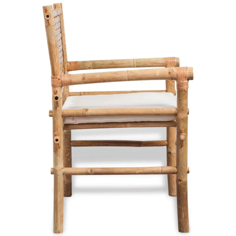 Bistrokalustekokoonpano pehmusteilla, 3D, bambu