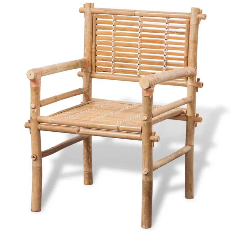 Bistrokalustekokoonpano pehmusteilla, 3D, bambu