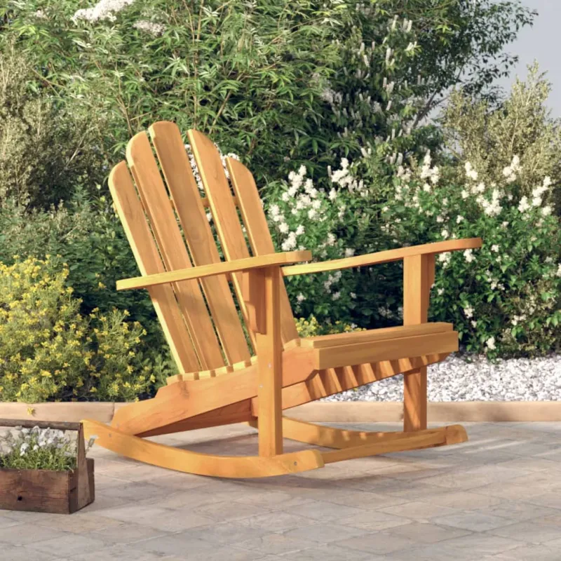 Supama sodo adirondack kėdė, 79x100x103cm, tikmedžio masyvas