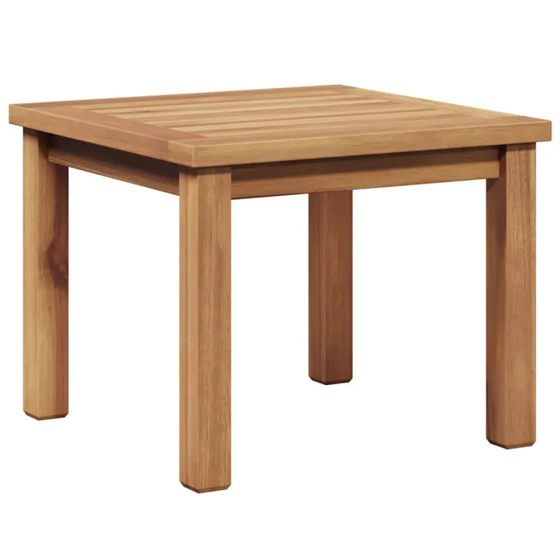 Kahvila- ja sohvapöytä Ruskea 45 x 45 x 36 cm Kestävästä teekasta puuta