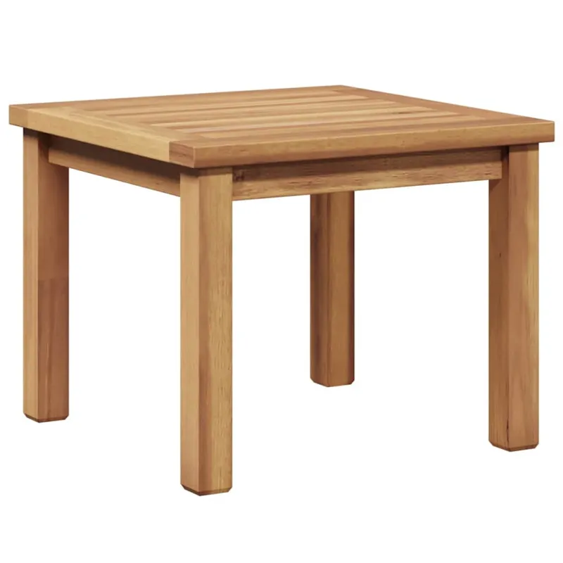 Kahvila- ja sohvapöytä Ruskea 45 x 45 x 36 cm Kestävästä teekasta puuta