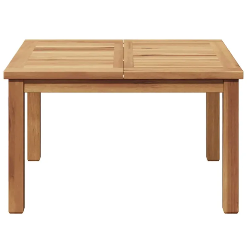 Kahvila- ja sohvapöytä Ruskea 60 x 60 x 36 cm Kestävästä teekasta puuta