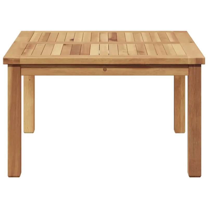 Kahvila- ja sohvapöytä Ruskea 60 x 60 x 36 cm Kestävästä teekasta puuta