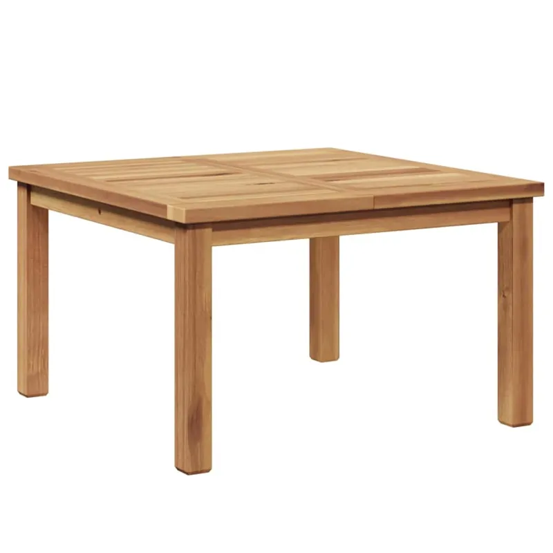 Kahvila- ja sohvapöytä Ruskea 60 x 60 x 36 cm Kestävästä teekasta puuta