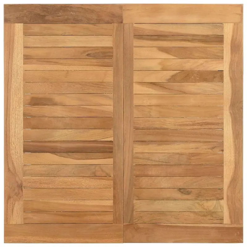 Kahvila- ja sohvapöytä Ruskea 60 x 60 x 36 cm Kestävästä teekasta puuta