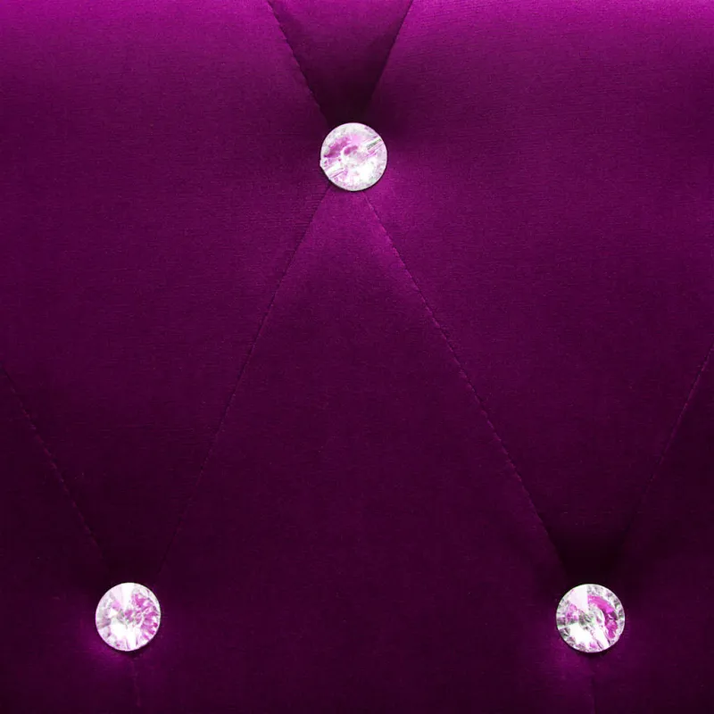 Triv. Chesterfield sofa, aksominis apmuš., 199x75x72cm, violet.