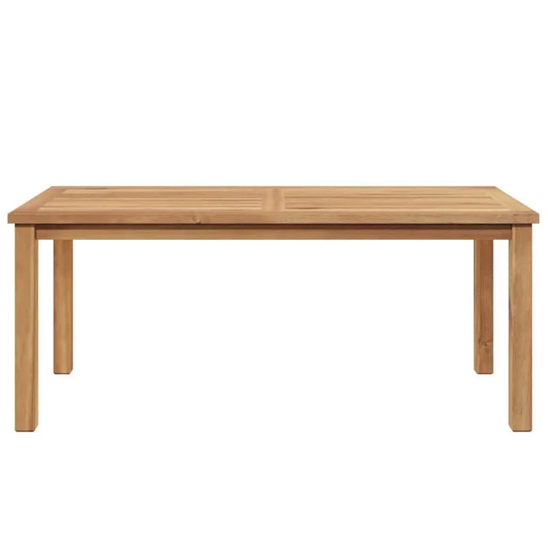 Kahvila- ja sohvapöytä Ruskea 110 x 55 x 45 cm Kestävästä teekasta puuta