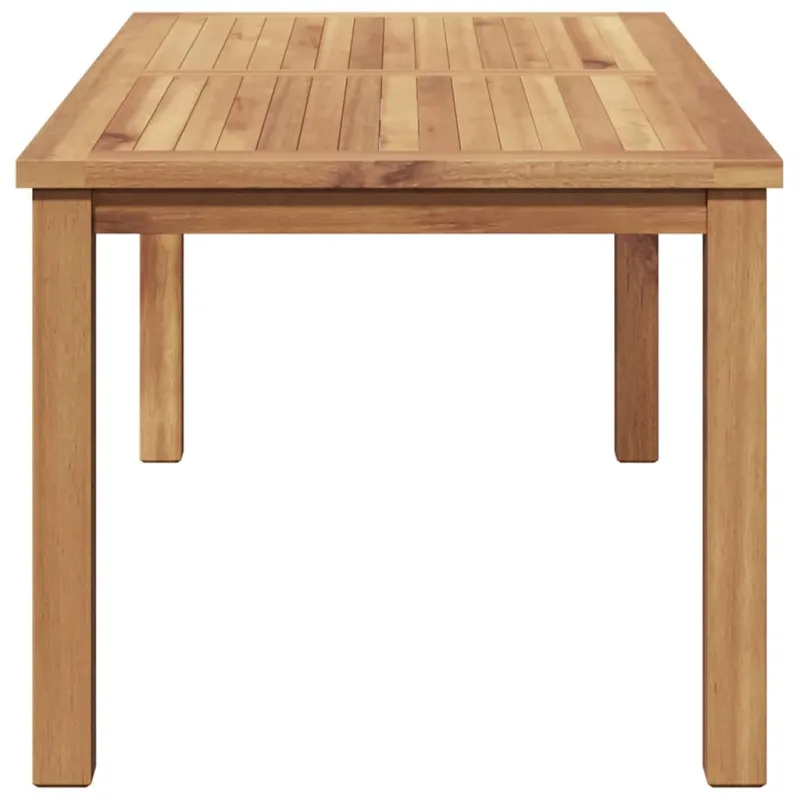 Kahvila- ja sohvapöytä Ruskea 110 x 55 x 45 cm Kestävästä teekasta puuta