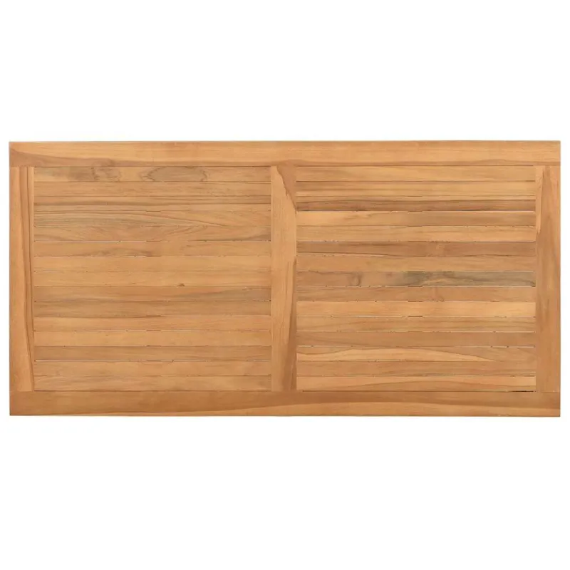 Kahvila- ja sohvapöytä Ruskea 110 x 55 x 45 cm Kestävästä teekasta puuta