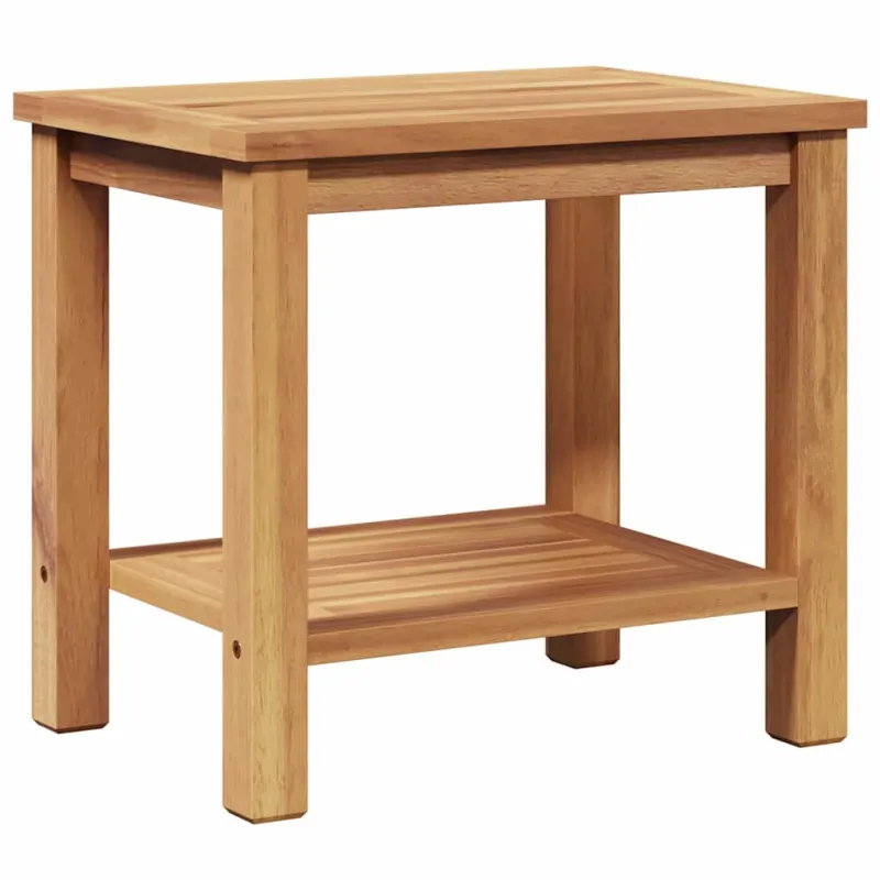 Kahvila- ja sohvapöytä Ruskea 50 x 35 x 45 cm Kestävästä tehtaasta valmistettu puumateriaali