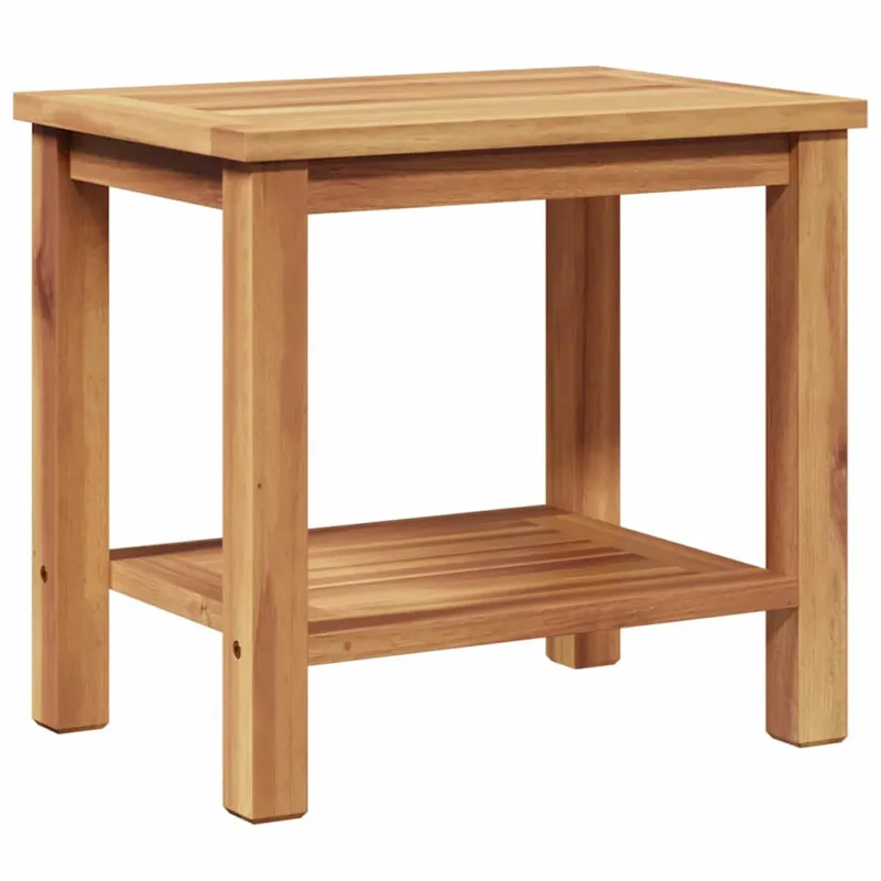 Kahvila- ja sohvapöytä Ruskea 50 x 35 x 45 cm Kestävästä tehtaasta valmistettu puumateriaali