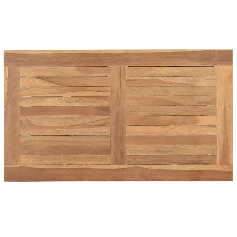 Kahvila- ja sohvapöytä Ruskea 70 x 40 x 45 cm Kestävästä teekasta puuta