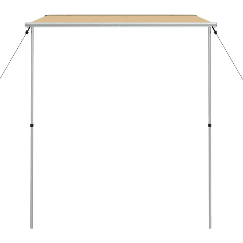 Markizė nameliui ant ratų, smėlio spalvos, 1,8x2,5x2,15m