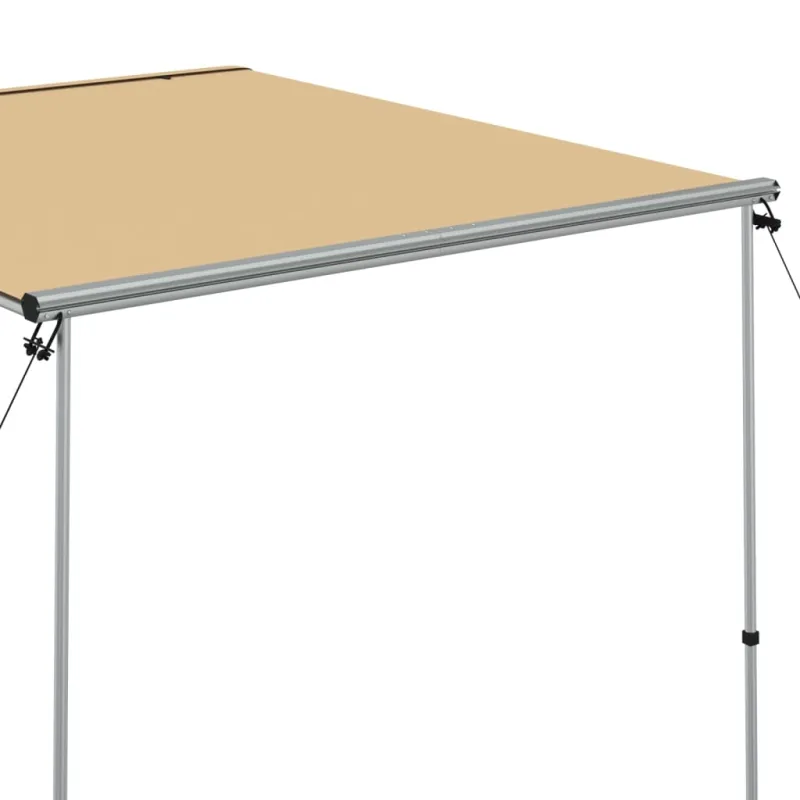 Markizė nameliui ant ratų, smėlio spalvos, 1,8x2,5x2,15m