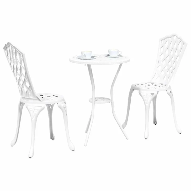 Sodo Bistro -sarjaruokasetti 3 osaa, valkoinen, alumiini