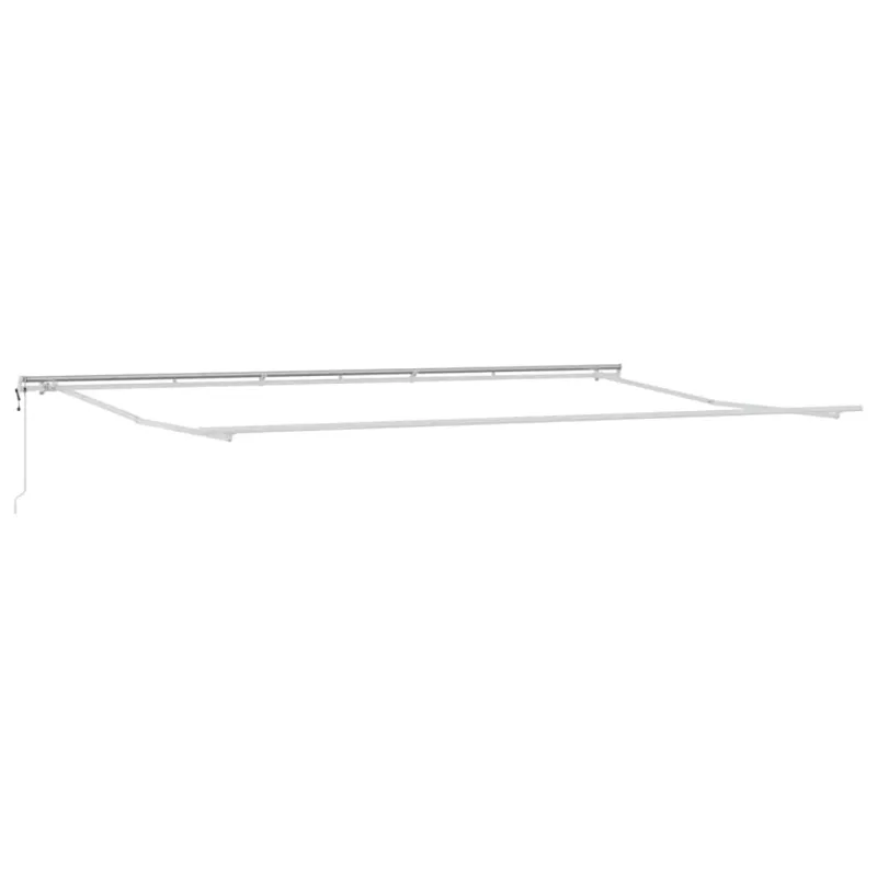 Ištraukiama markizė Raudona ir balta 600 × 300 cm