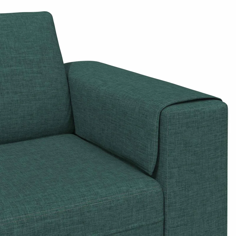 Svetainės sofa 3 pcs Tamsiai žalia Poliesteris