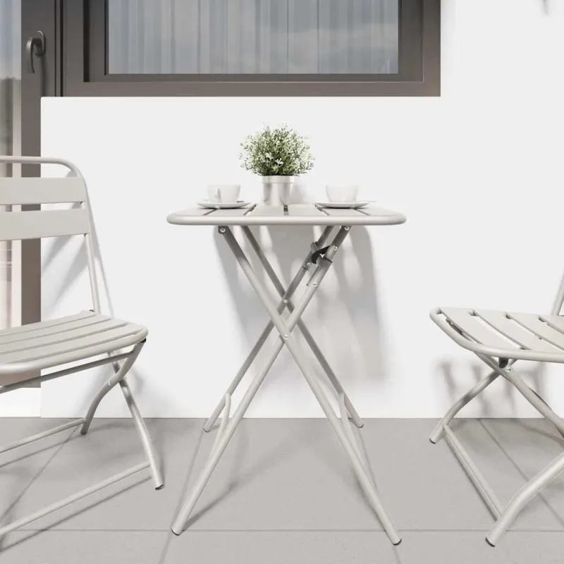 Bistro-pöytä Smėlio 55 x 55 x 72,5 cm, pulverimaalattu teräs