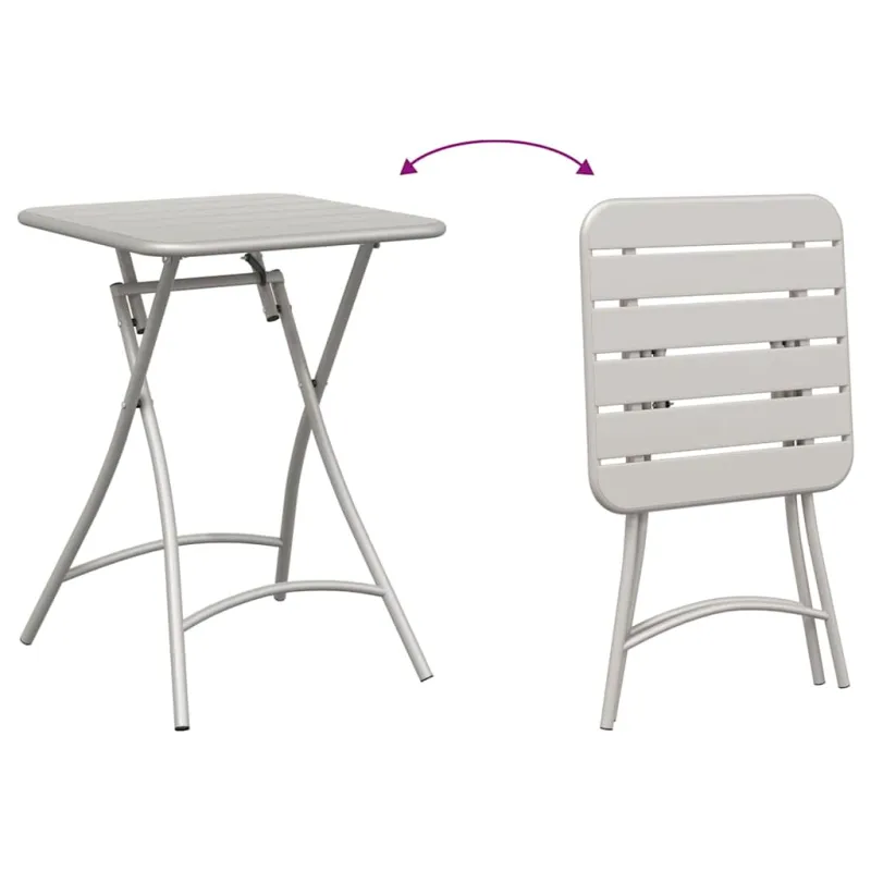 Bistro-pöytä Smėlio 55 x 55 x 72,5 cm, pulverimaalattu teräs