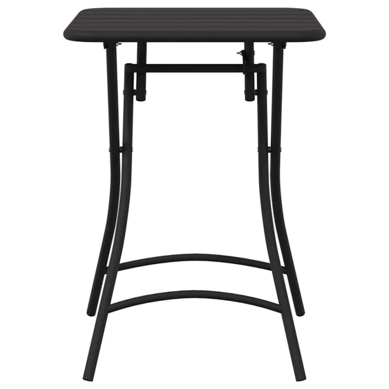 Bistro-pöytä Antrasiitti 55 x 55 x 72,5 cm, pulverimaalattu teräs