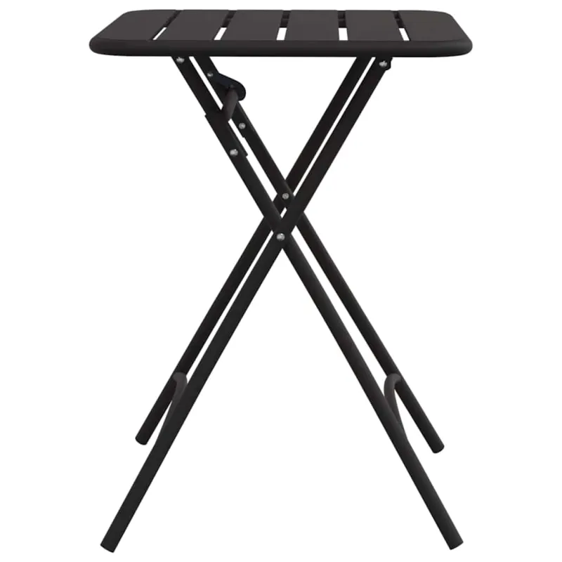 Bistro-pöytä Antrasiitti 55 x 55 x 72,5 cm, pulverimaalattu teräs