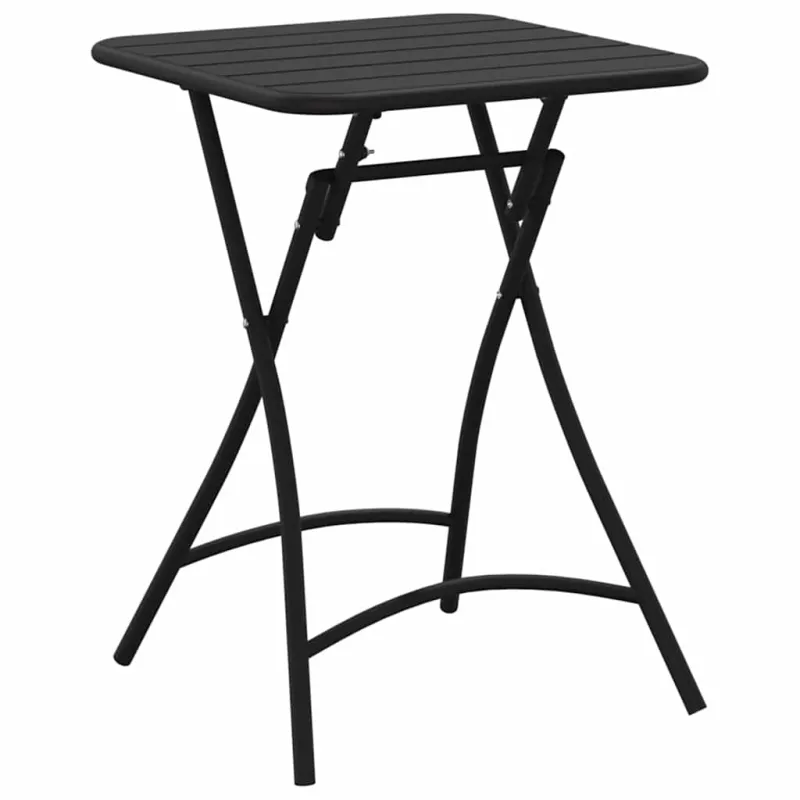 Bistro-pöytä Antrasiitti 55 x 55 x 72,5 cm, pulverimaalattu teräs