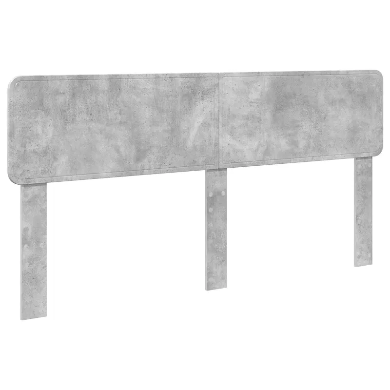 Saugos lova Betono pilka 200 x 200 cm Apdirbta mediena