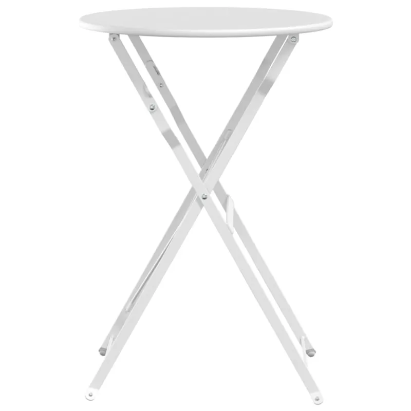 Bistro-pöytä Valkoinen Ø 50 x 71 cm Pulverimaalattu teräs