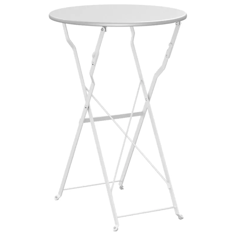 Bistro-pöytä Valkoinen Ø 50 x 71 cm Pulverimaalattu teräs