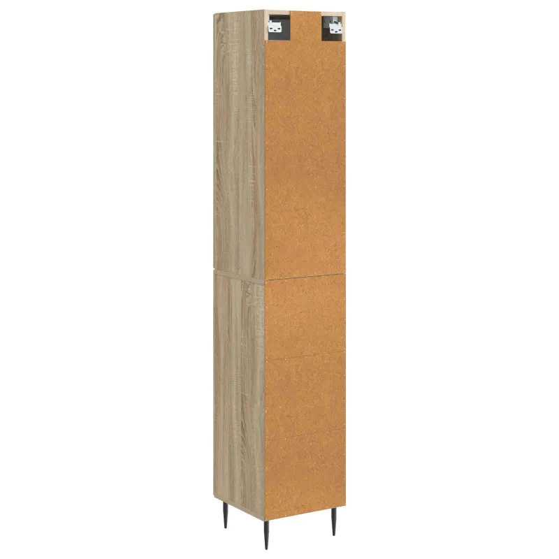 Spintelė 2 pcs Sonoma ąžuolas 33 x 34,5 x 90 cm