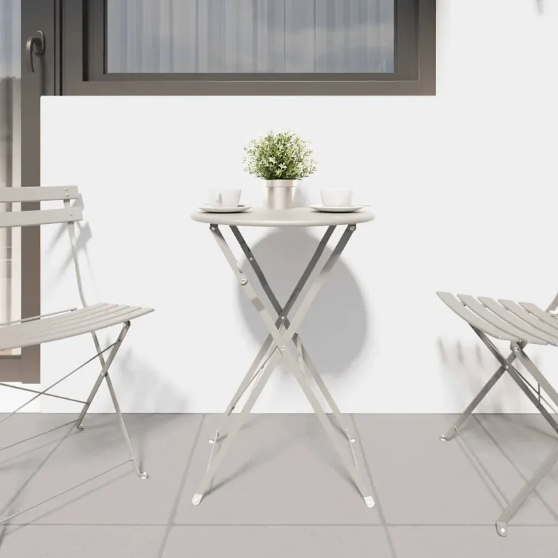 Bistro-pöytä Smėlio Ø 50 x 71 cm Pulverimaalattu teräs