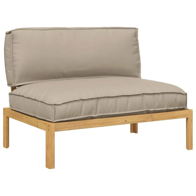 Sofos komplektas Taupe 120 x 92 x 69 cm Kietos akacijos mediena
