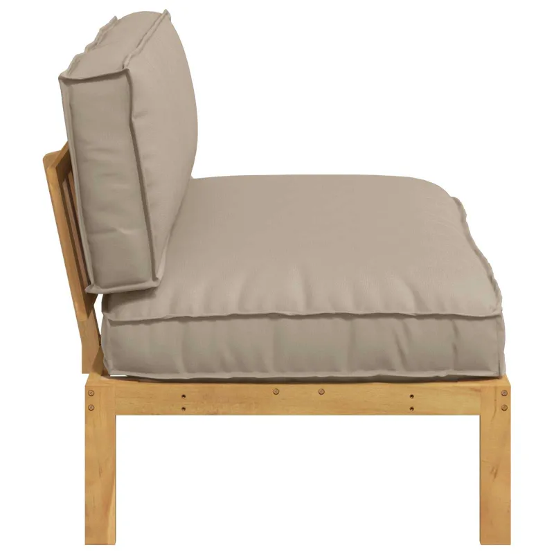 Sofos komplektas Taupe 120 x 92 x 69 cm Kietos akacijos mediena