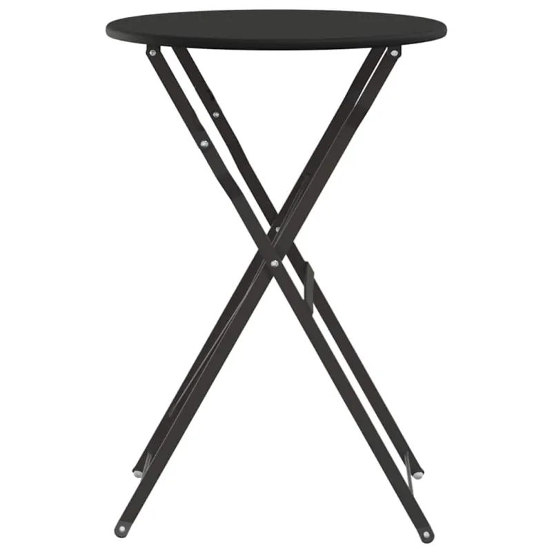 Bistro-pöytä Antrasiitti Ø 50 x 71 cm Pulverimaalattu teräs