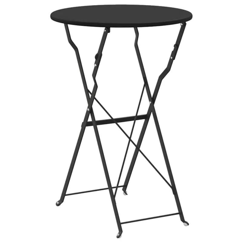 Bistro-pöytä Antrasiitti Ø 50 x 71 cm Pulverimaalattu teräs