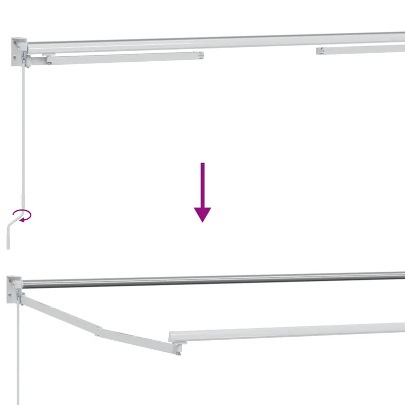 Ištraukiama markizė Vyšninė 4 x 2 m